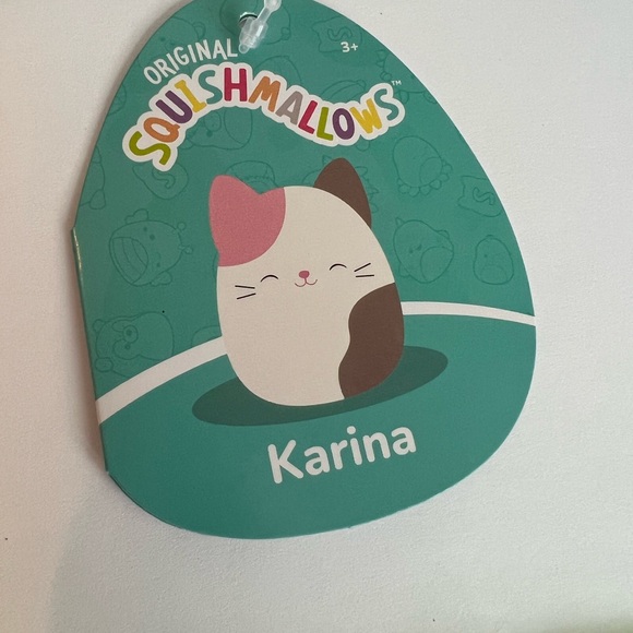 Squishmallows Karina Cat 8”. Brand new with tags. - Picture 8 of 8